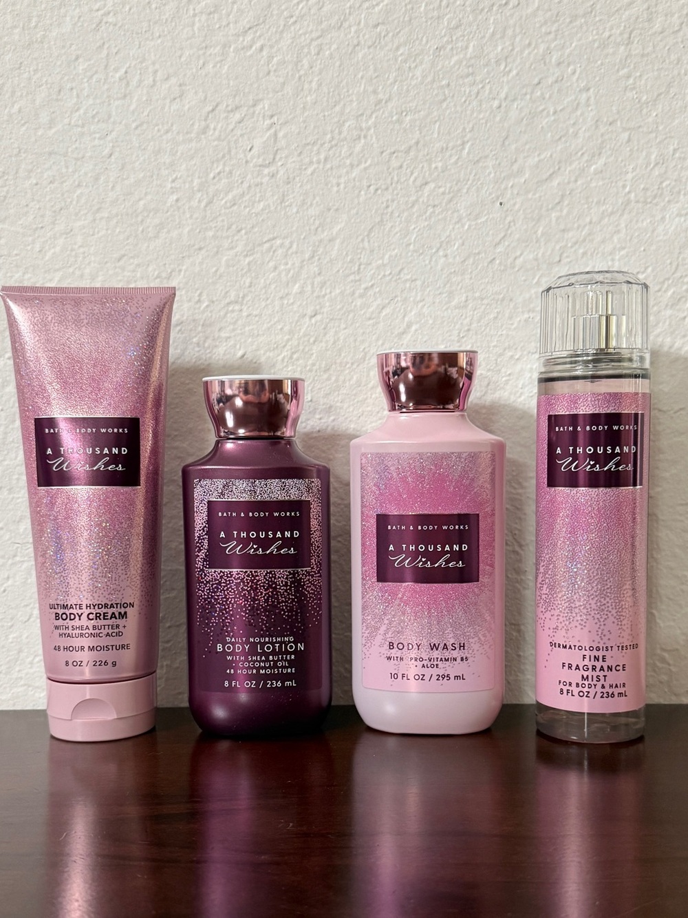 Bath & Body Works “A Thousand Wishes” Body Care 4 Piece Set